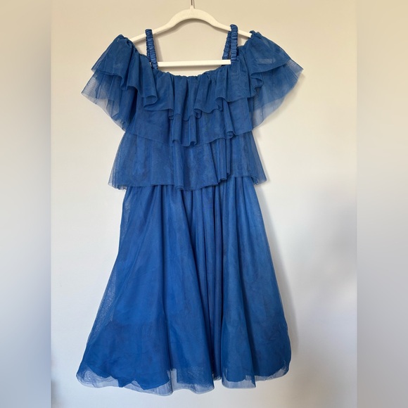 Habitual Kid tiered mesh dress NWT sz 16 - Picture 3 of 4